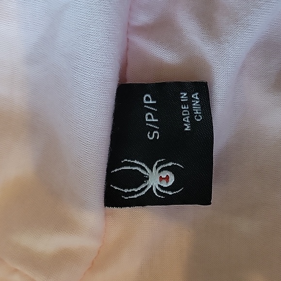 SPYDER PINK OUTDOOR WINDBREAKER  ZIP UP HOODED LINED JACKET SMALL - Picture 5 of 10